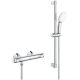 Ensemble de douche complet thermostatique Grotherm 500, Chrome