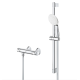 Ensemble de douche complet thermostatique Grotherm 500, Chrome