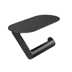 Dérouleur de papier WallStoris avec tablette, Noir Mat