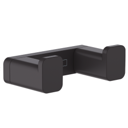 Patère double AddStoris, Noir Mat