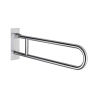 Barre de maintien rabattable basic satinée, L.850 mm, Inox 304 poli