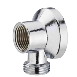 Patère mâle femelle 1/2", Chrome