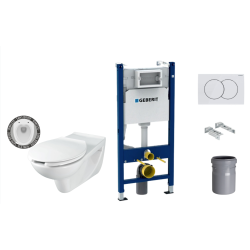 Pack WC : Bâti-support Rapid SL + WC Suspendu PMR Godart, Blanc