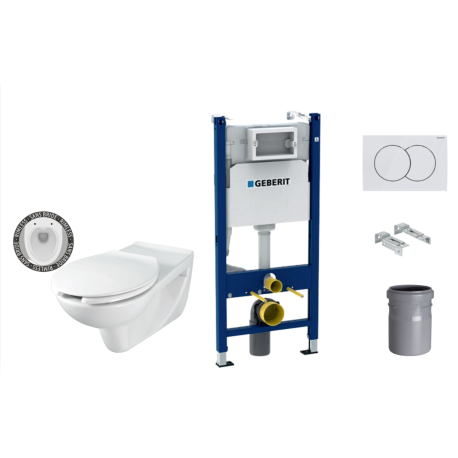 Pack WC : Bâti-support Rapid SL + WC Suspendu PMR Godart, Blanc