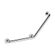 Barre de maintien coudée 135° Inox brillant, 400 x 400 mm 3 points
