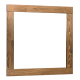 Miroir Naturel Country 80x80 cm palissandre