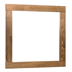 Miroir Naturel Country 80x80 cm palissandre