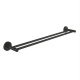 Double barre porte serviettes Essentials, Noir Mat