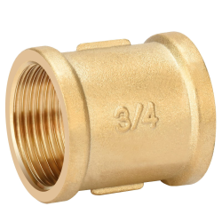 Raccord laiton - manchon femelle 3/4" avec épaulement (butée) (PE)