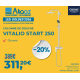 Colonne de douche avec mitigeur monocommande "Vitalio Start System 250", Chrome