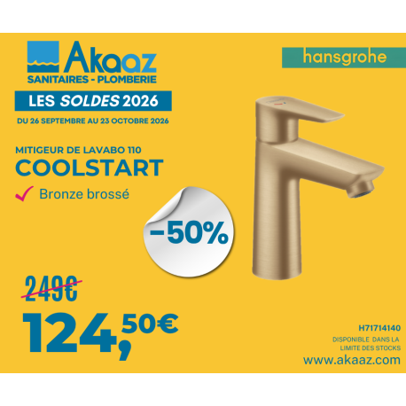Mitigeur lavabo 70 Vernis Shape, Noir Mat