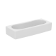 Vasque à encastrer 100 x 39 cm Contour 21 blanc sans trop-plein en céramique
