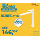 Mitigeur lavabo XL B-Way, Blanc Mat
