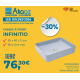 Swiss Aqua Technologies Infinitio Vasque à poser 50x39 cm, sans trop-plein, Marron mat (SATINF5039LBRM)