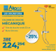 Colonne de douche avec mitigeur mécanique, Blanc/Chrome