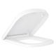 Abattant WC fermeture frein de chute Euro Céramique, Blanc alpin