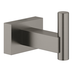 Patère cube Essentials,Hard Graphite Brossé