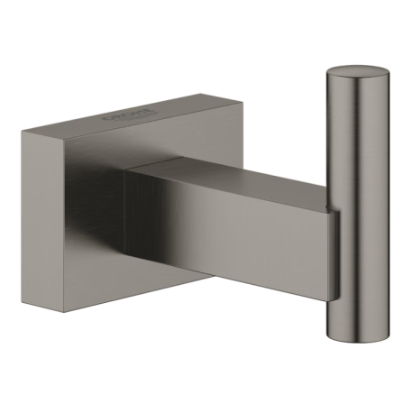 Patère cube Essentials,Hard Graphite Brossé