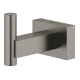 Patère cube Essentials,Hard Graphite Brossé