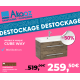 Meuble de salle de bain avec vasque Naturel Cube Way 80x40 cm chêne wellington (CUBE280ZDW)