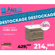 Meuble de salle de bain avec vasque Naturel Cube Way 80x40 cm chêne wellington (CUBE280ZDW)