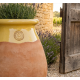 Pot en terre cuite Biot XL - 63cm , Terre cuite/miel