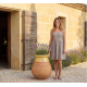 Pot en terre cuite Biot XL - 63cm , Terre cuite/miel