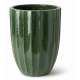 Soucoupe en terre cuite 35cm, Brume de jade
