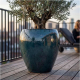 Pot en terre cuite Cocoon XL - 42x53cm, Crème