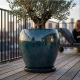 Pot en terre cuite La fontaine XL - 50x52cm, Saphir