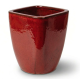 Pot en terre cuite 18x21cm Vauban XS,  Rouge Tropical