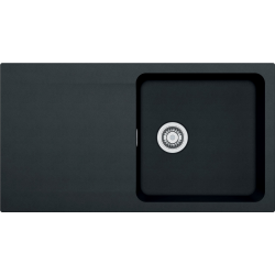 Evier Orion OID 611 940x510x190mm en tectonite+, Noir