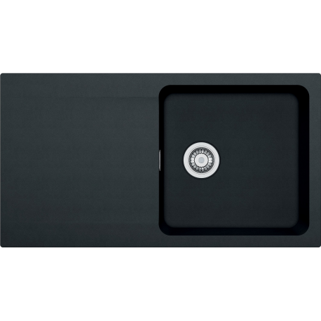 Evier Orion OID 611 940x510x190mm en tectonite+, Noir