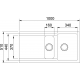 Orion - OID 651 Tectonite® Carbone Evier (OID651C)