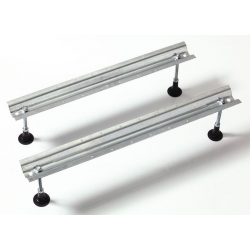 Pieds pour baignoire, Chrome