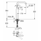 Mitigeur lavabo XL Essence Hard Graphite Brossé