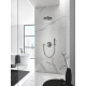 Douche de tête Rainshower Cosmopolitan 310 & bras 380 mm, Hard Graphite Brossé