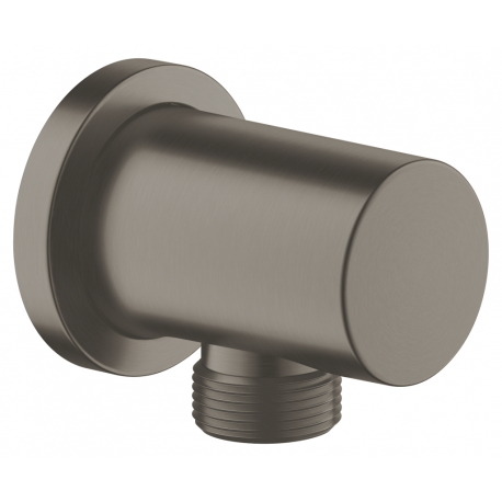 Coude de sortie Rainshower, Gun Métal Brossé