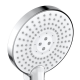 Ensemble de douche Circle, tige de 600 mm avec douchette, 3 jets, chrome (B1761AA)