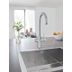 Kit de démarrage Blue Home mitigeur bec C, Chrome Grohe Blue