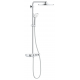 Colonne de douche thermostatique Euphoria SmartControl System 310 Duo, Blanc/Chrome