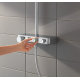 Colonne de douche thermostatique Euphoria SmartControl System 310 Cube Duo, Chrome