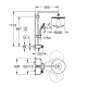 Colonne de douche thermostatique Euphoria SmartControl System 260, Chrome
