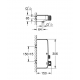 Mitigeur douche thermostatique Grohtherm SmartControl, Chrome