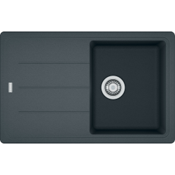 Evier BASIS BFG 611-78 780x500mm en fraganit+, Onyx