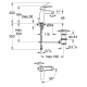 Eurodisc Cosmopolitan Mitigeur monocommande 1/2" lavabo Taille S (2338920E)