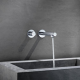 Mitigeur lavabo Select encastré mural, bec 220mm, bonde à écoulement libre (45113000)