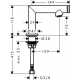 Robinet de lave-mains Select eau froide sans tirette ni vidage (45130000)