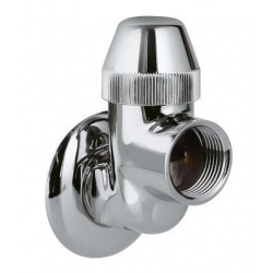 Robinet d'arrêt 3/4", Chrome