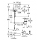 Mitigeur lavabo infrarouge Eurosmart Cosmopolitan E, Chrome